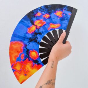 Abanico Nebulosa UV Orange XL