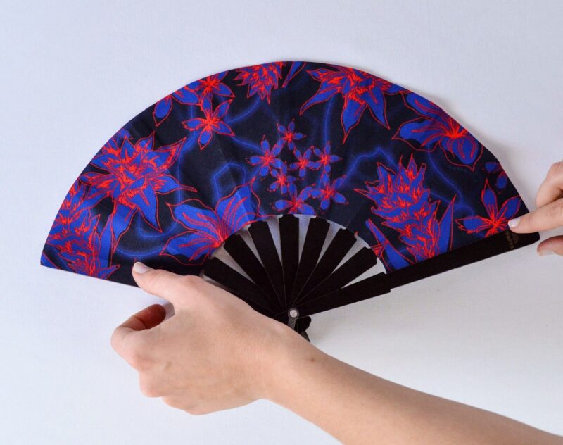 Abanico  Flodra Blue & Orange Pocket