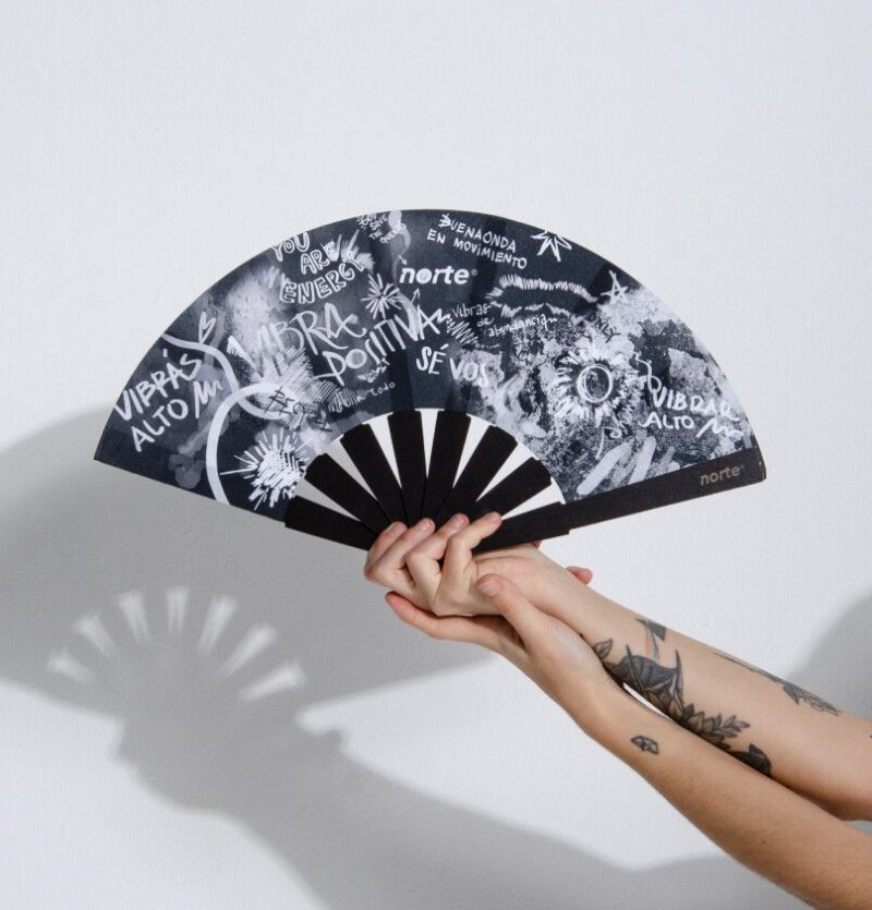 Abanico Vibra Silver XL