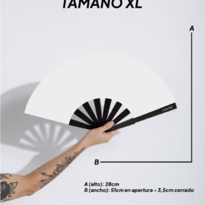 Abanico Vibra Silver XL