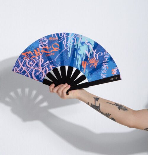 Abanico Fluir Orange Pocket