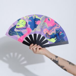 Abanico Máscaras Neón Standard